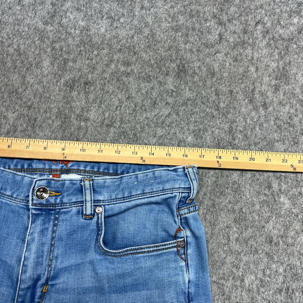 Tommy Bahama Jeans Mens 33x30 Blue Straight Stretch Denim Pants Medium Wash - Picture 12 of 16